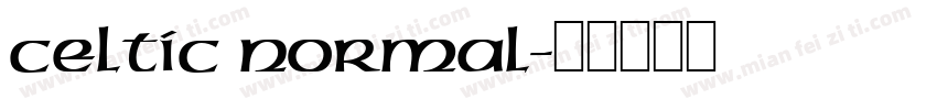 Celtic Normal字体转换
